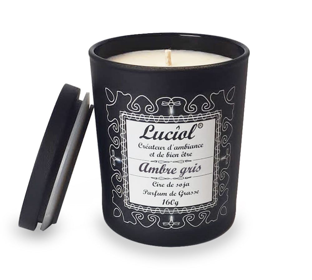 Bougie parfumée Ambre gris 160g