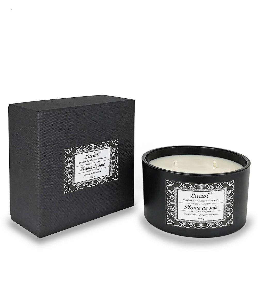 Bougie naturelle parfumée 2 mèches