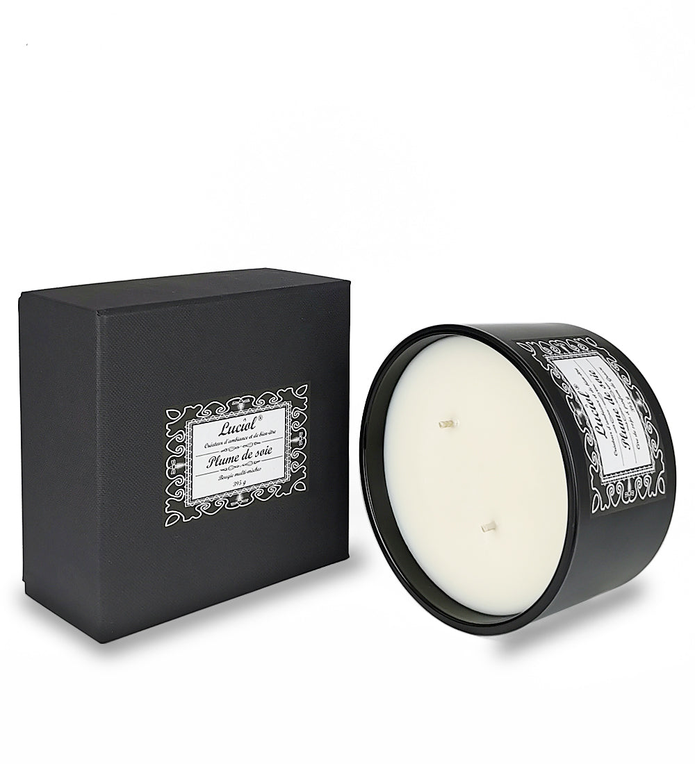 Bougie naturelle parfumée 2 mèches