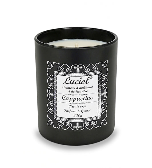 Bougie naturelle parfumée 220g Cappuccino