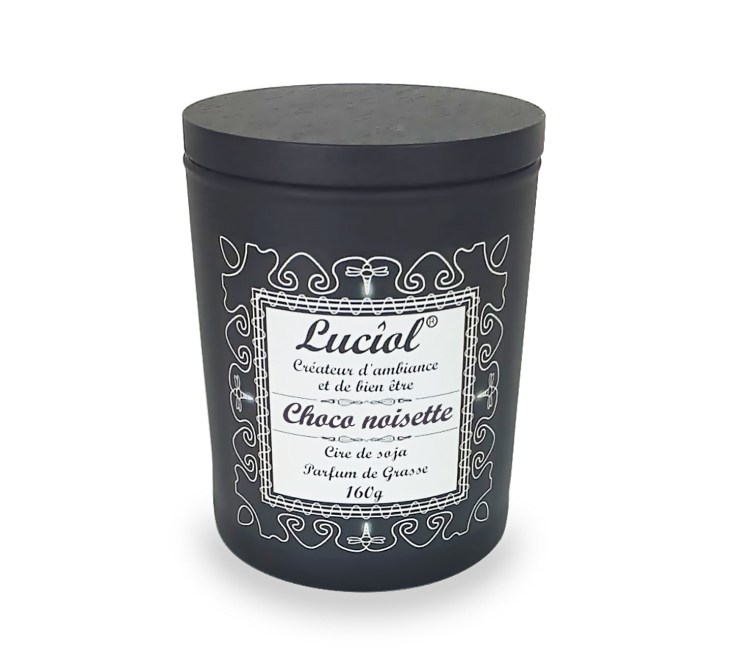 Bougie naturelle parfumée 160g Choco noisette