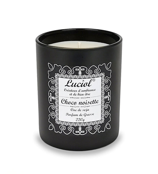 Bougie naturelle parfumée 220g Choco noisette