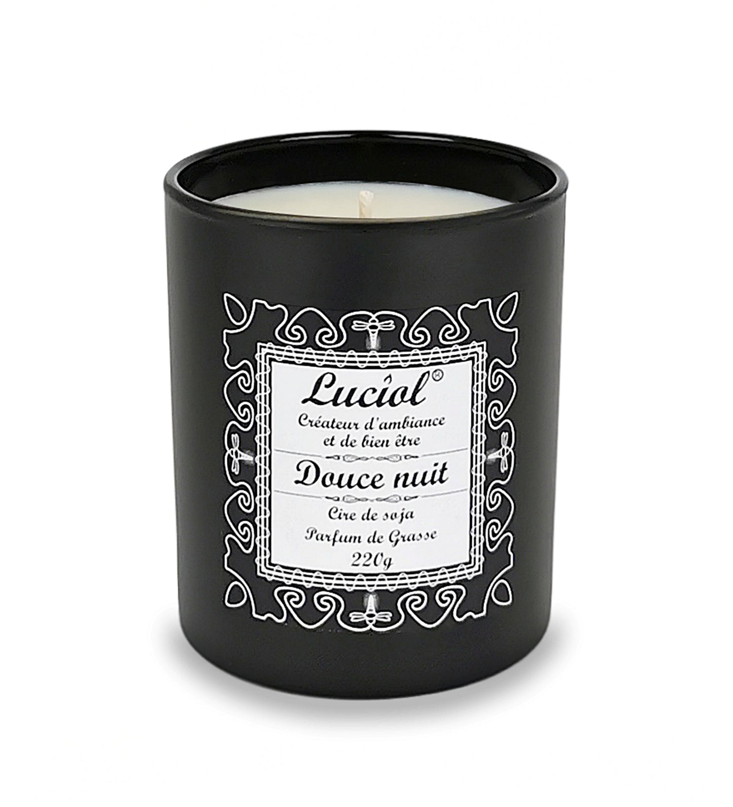 Bougie naturelle parfumée 220g Douce nuit
