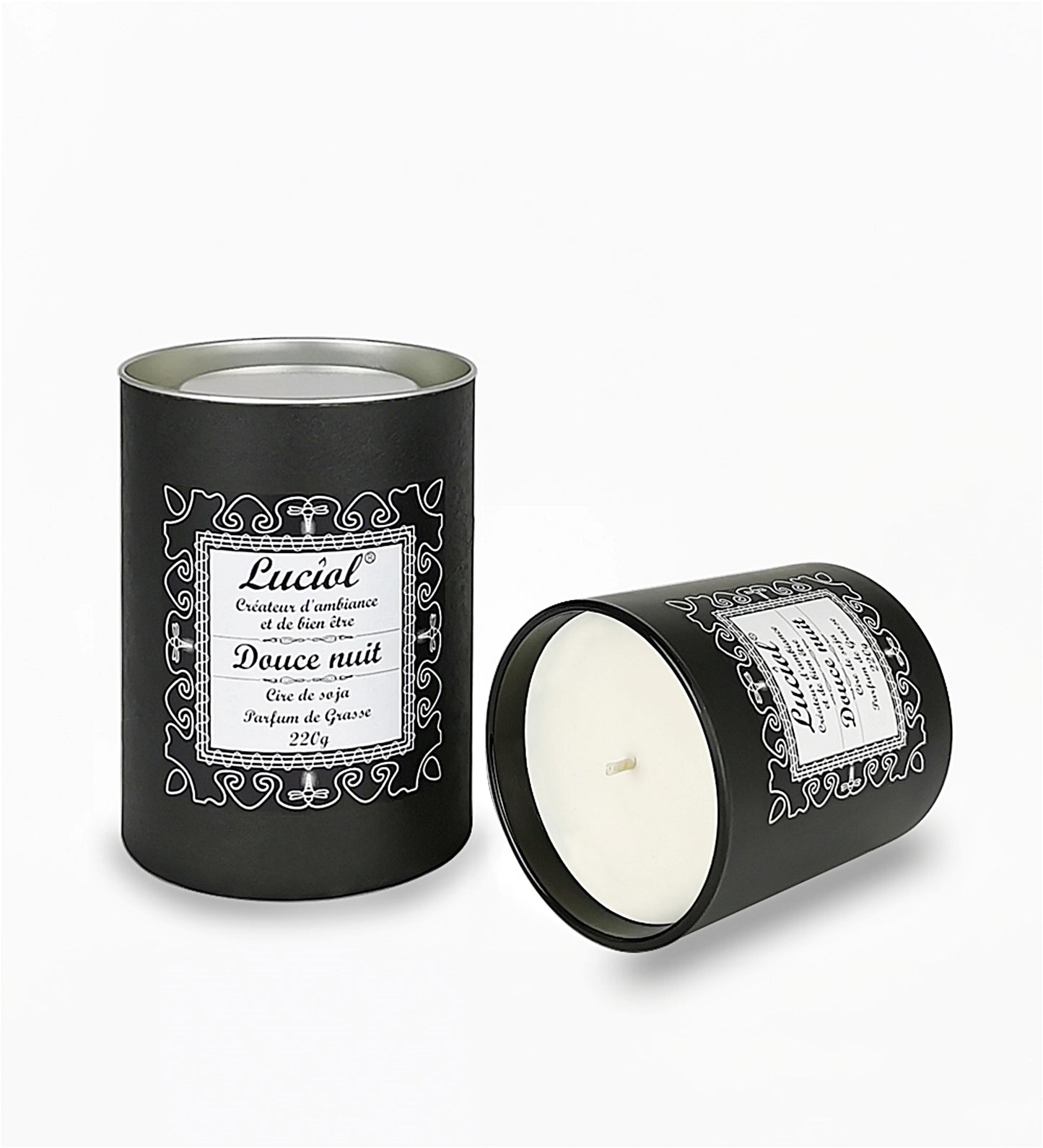 Bougie naturelle parfumée 220g Douce nuit