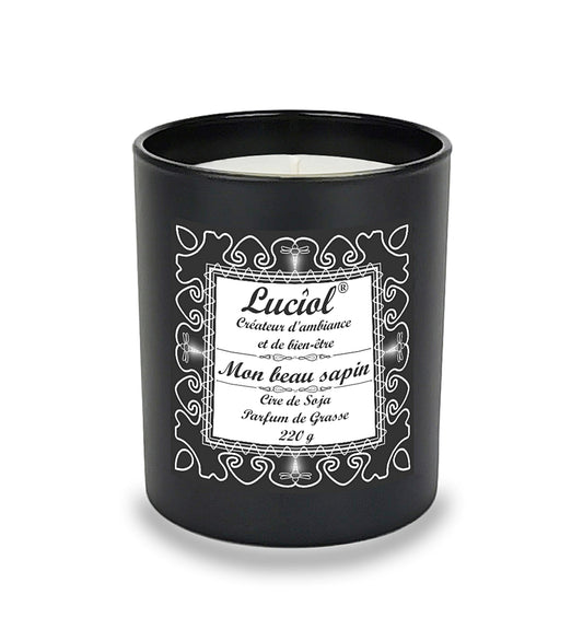 Bougie naturelle parfumée 220g Mon beau sapin