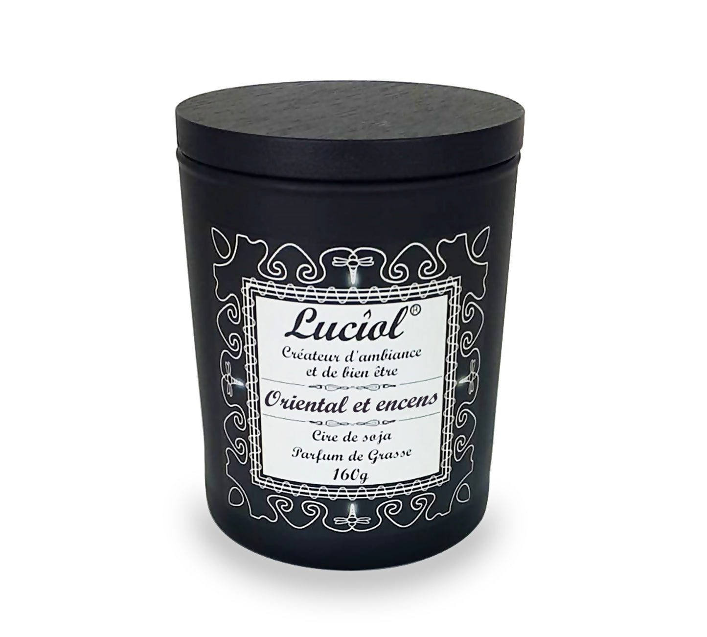 Bougie naturelle parfumée 160g Oriental et encens
