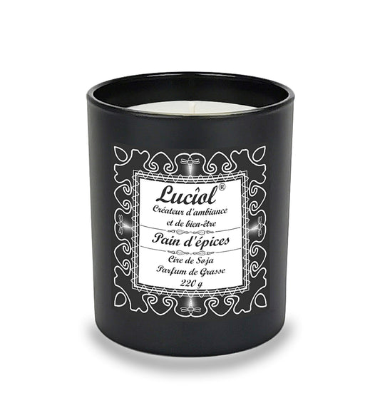 Bougie naturelle parfumée 220g Pain d'épices