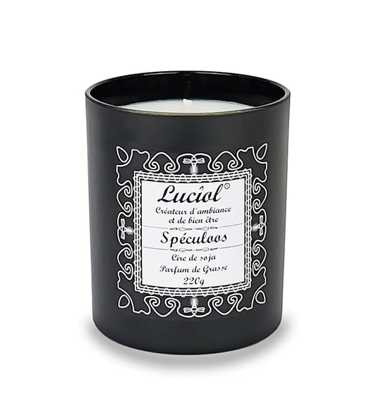 Bougie naturelle parfumée 220g Spéculoos